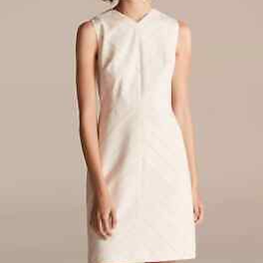 Rebecca Taylor Tailored Stitched Stripe Dress Size 10 NWT